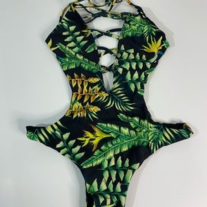 Dark Tropical One Piece Cutout